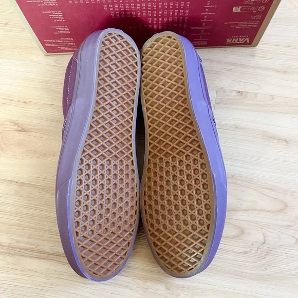 Vans Classic Slip-On 'Pastel Mono - Plum Wine' Mens 11.0 US - Picture 7 of 8